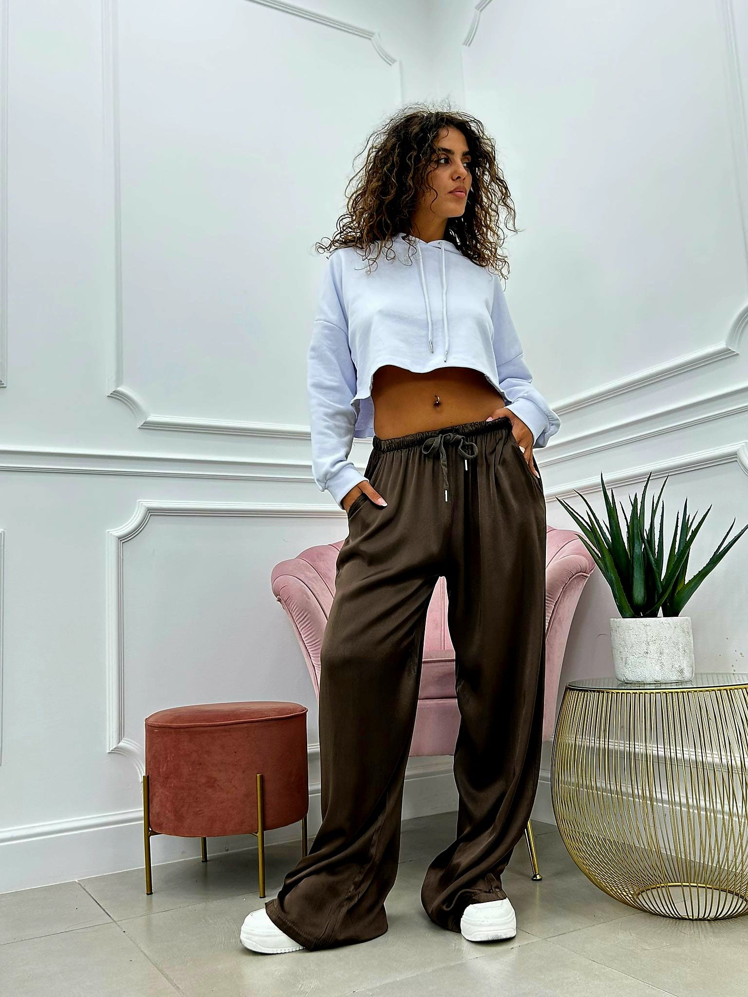 PANTALONE RASO PALAZZO NEW COLLECTION