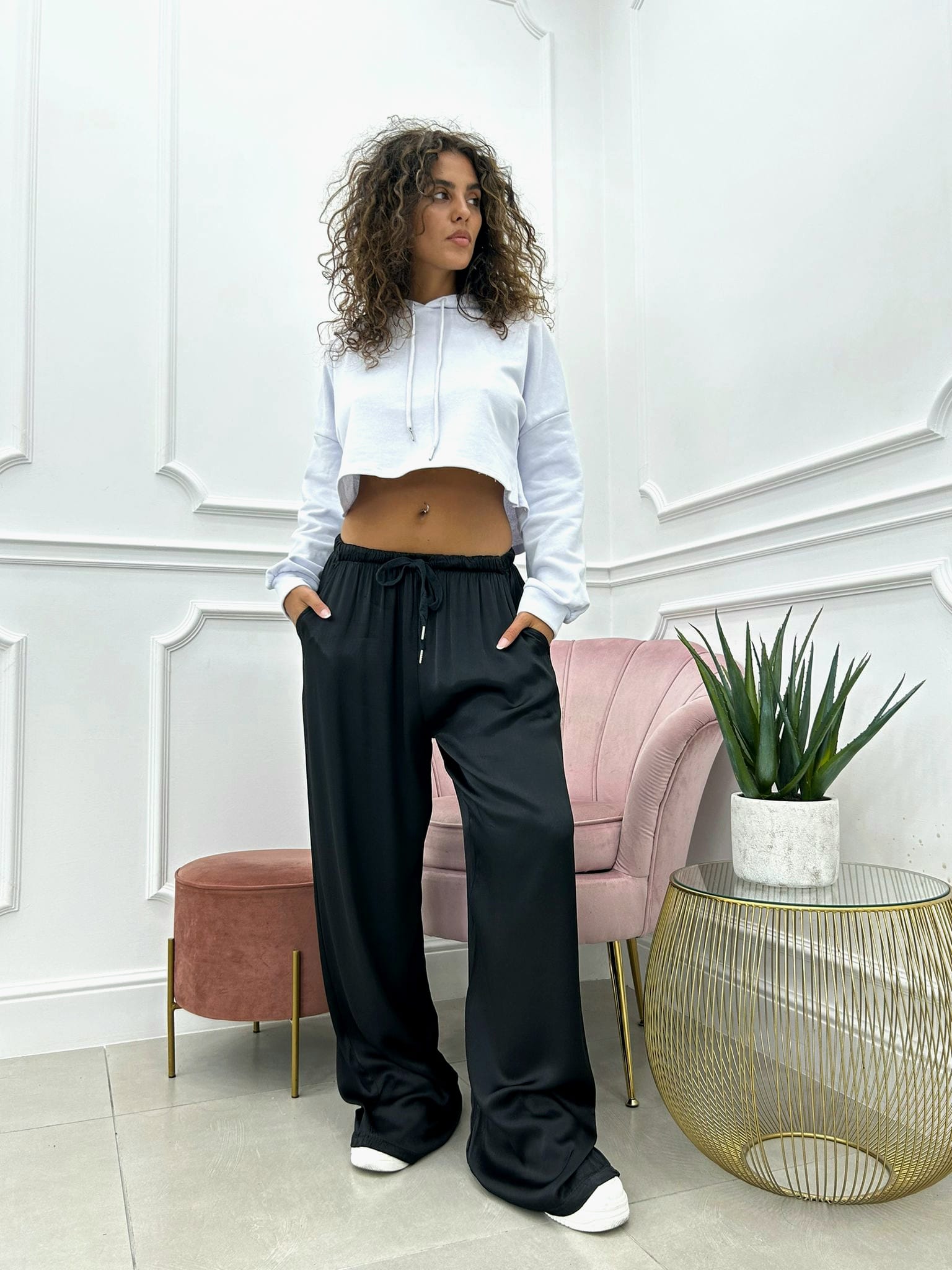 PANTALONE RASO PALAZZO NEW COLLECTION