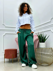 PANTALONE RASO PALAZZO NEW COLLECTION