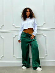 PANTALONE RASO PALAZZO NEW COLLECTION