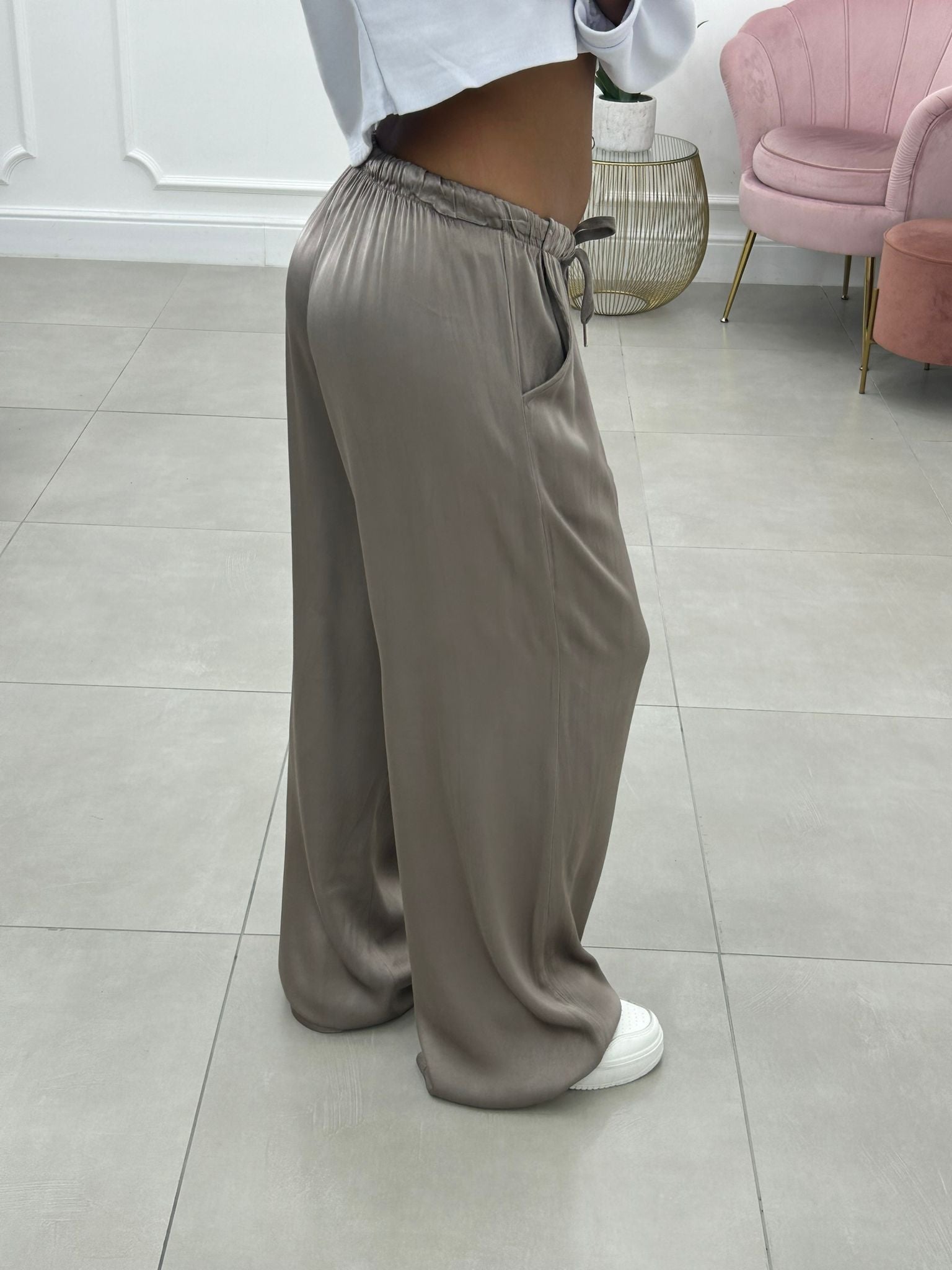 PANTALONE RASO PALAZZO NEW COLLECTION