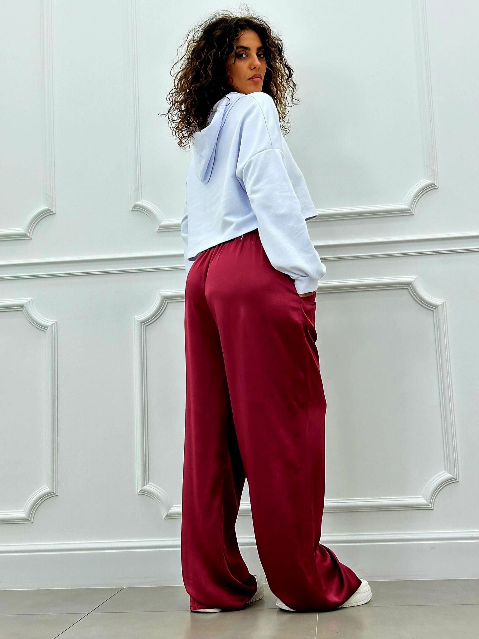 PANTALONE RASO PALAZZO NEW COLLECTION