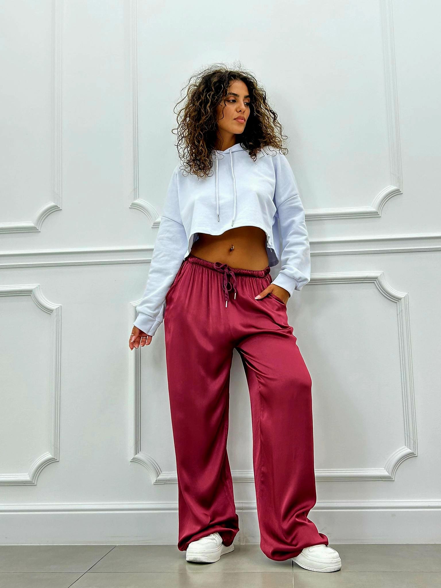 PANTALONE RASO PALAZZO NEW COLLECTION