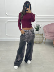 JEANS PALAZZO COLORE SFUMATO AUTUMN COLLECTION