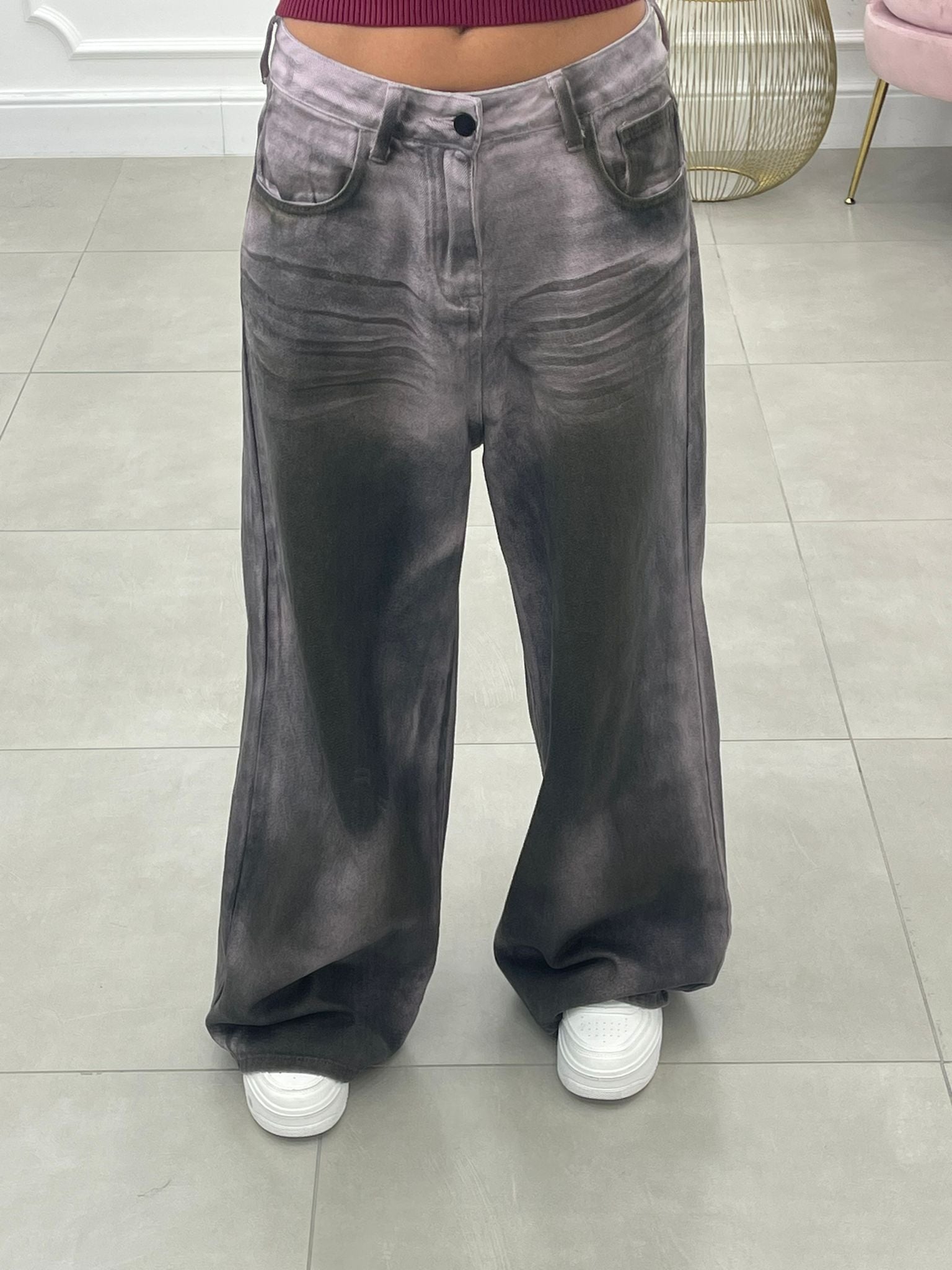 JEANS PALAZZO COLORE SFUMATO AUTUMN COLLECTION