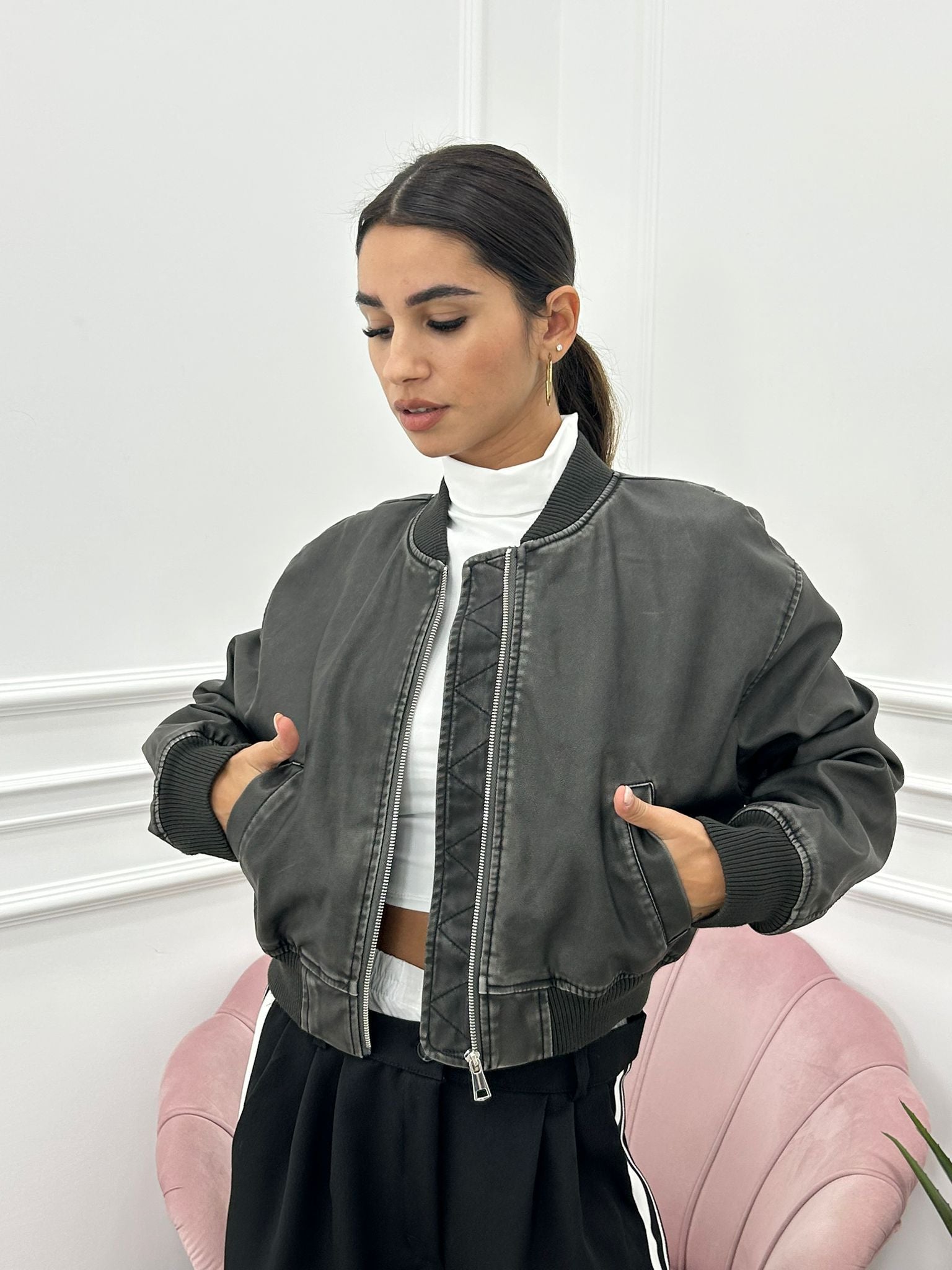 BOMBER ECOPELLE AUTUMN COLLECTION