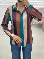 CAMICIA RASO FANTASIA AUTUMN COLLECTION