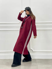 CAPPOTTO IN PANNO TREE STRIPES AUTUMN COLLECTION