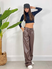 PANTALONE IN ECOPELLE AUTUMN COLLECTION