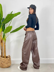 PANTALONE IN ECOPELLE AUTUMN COLLECTION