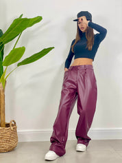 PANTALONE IN ECOPELLE AUTUMN COLLECTION