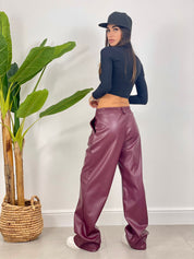 PANTALONE IN ECOPELLE AUTUMN COLLECTION