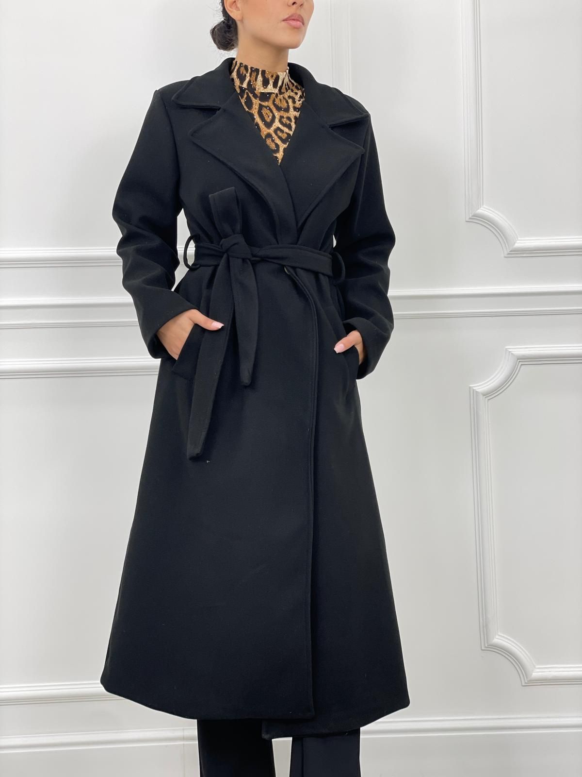 CAPPOTTO PANNO CON CINTURA AUTUMN COLLECTION