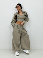 COORD-SET TRIPLE DENIM NEW PE/26