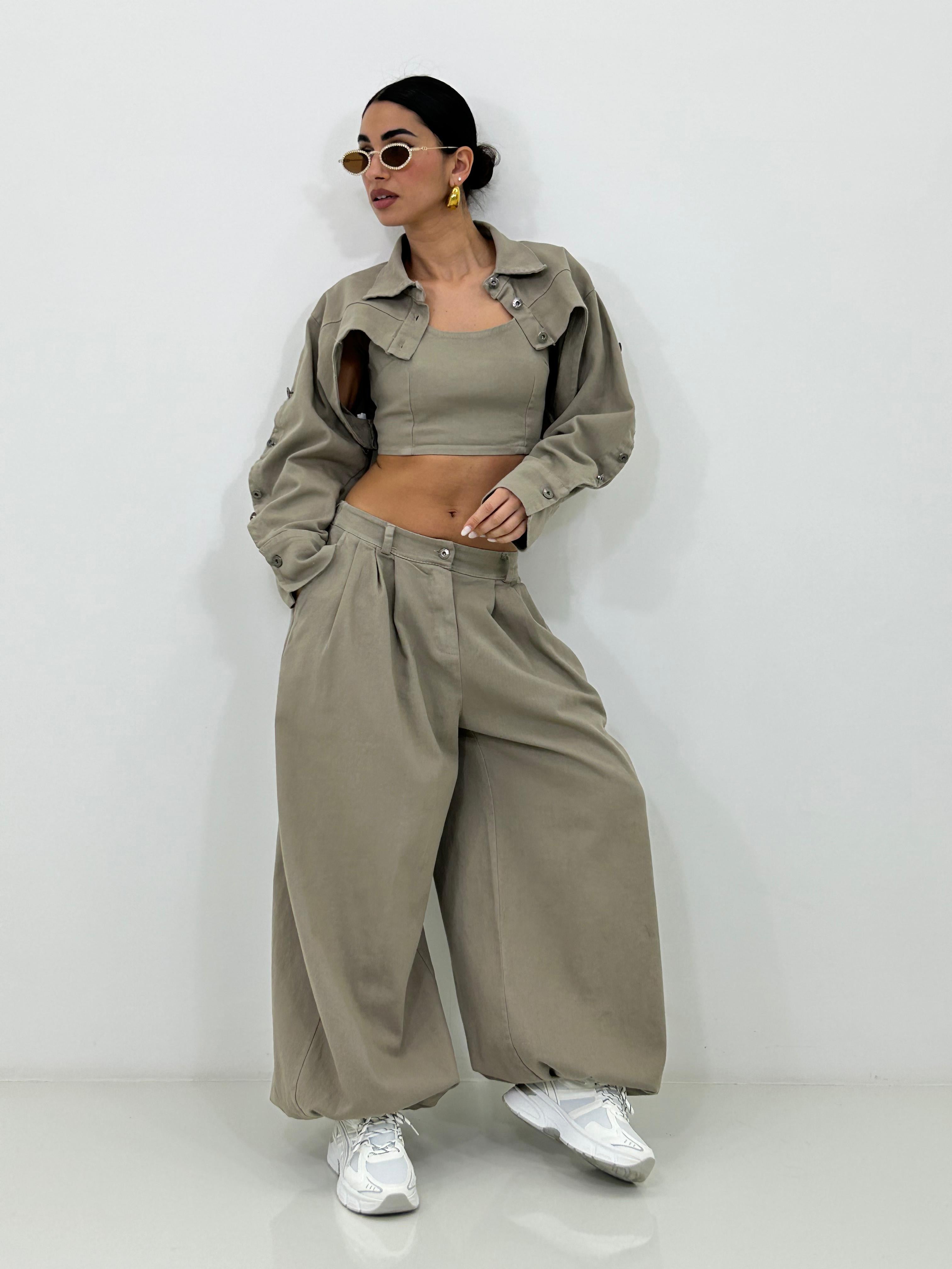 COORD-SET TRIPLE DENIM NEW PE/26