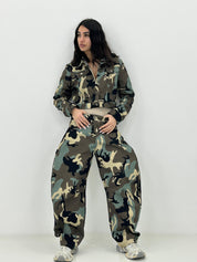 JACKET CROP CAMOUFLAGE NEW PE/26