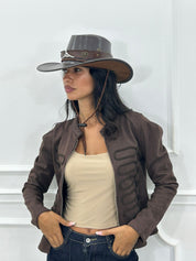 GIUBBINETTO CAMOSCIO FOLK NEW AI/27
