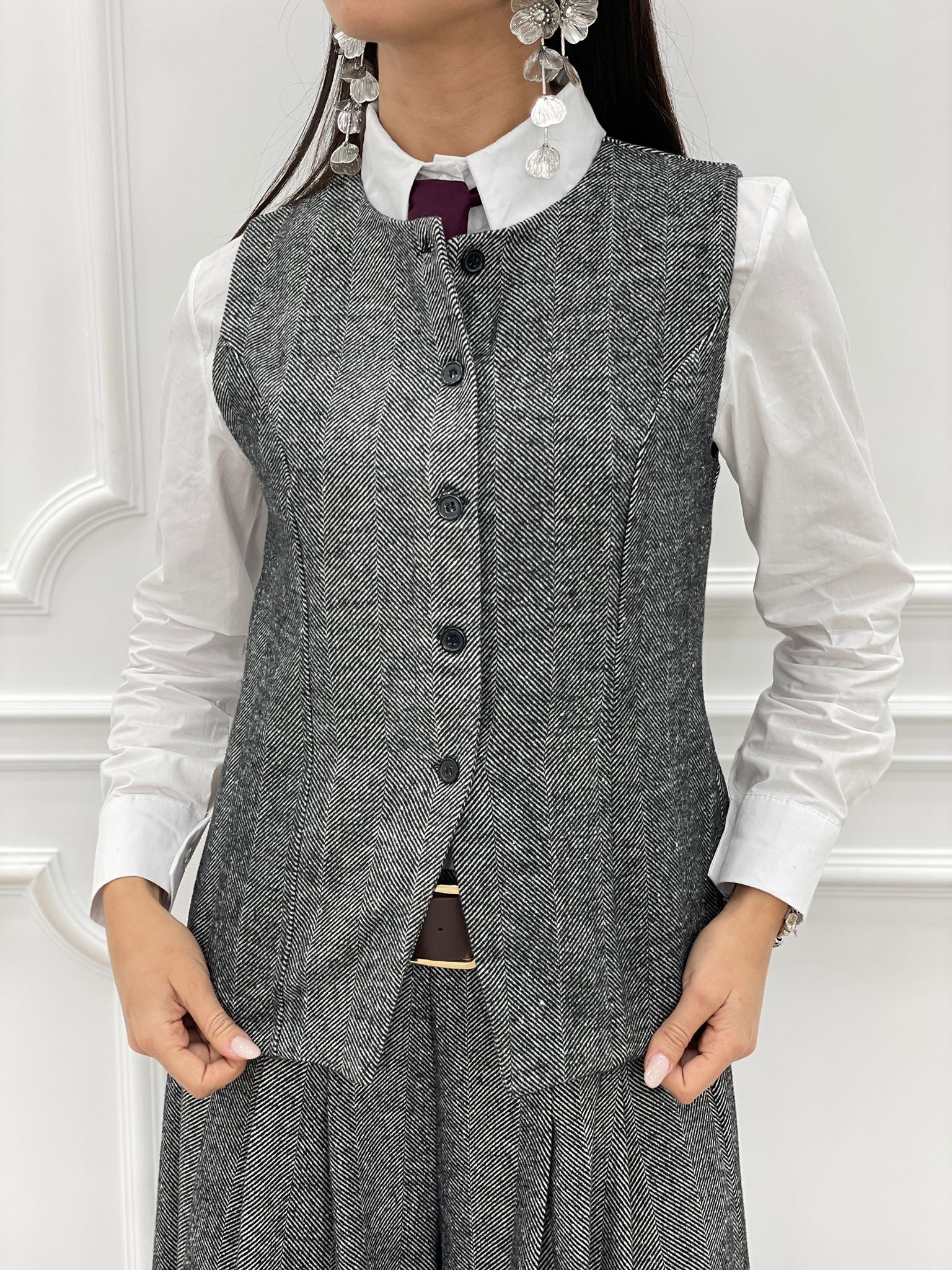 COORDINATO GILET E PANTALONE AUTUMN  COLLECTION