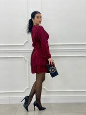 DRESS CON BALZE AUTUMN COLLECTION