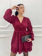 DRESS CON BALZE AUTUMN COLLECTION