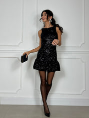 DRESS PAILLETTES BAMBOLINA AUTUMN COLLECTION