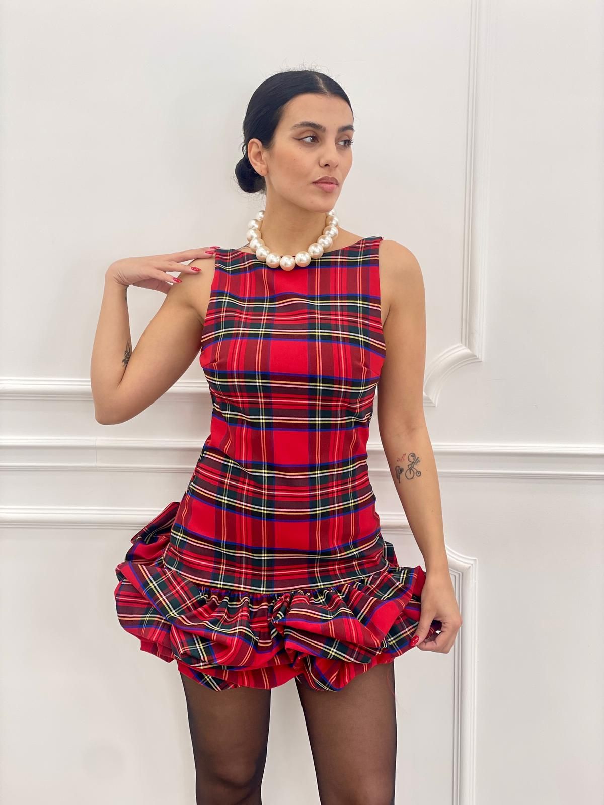 DRESS BAMBOLINA TARTAN AUTUMN COLLECTION