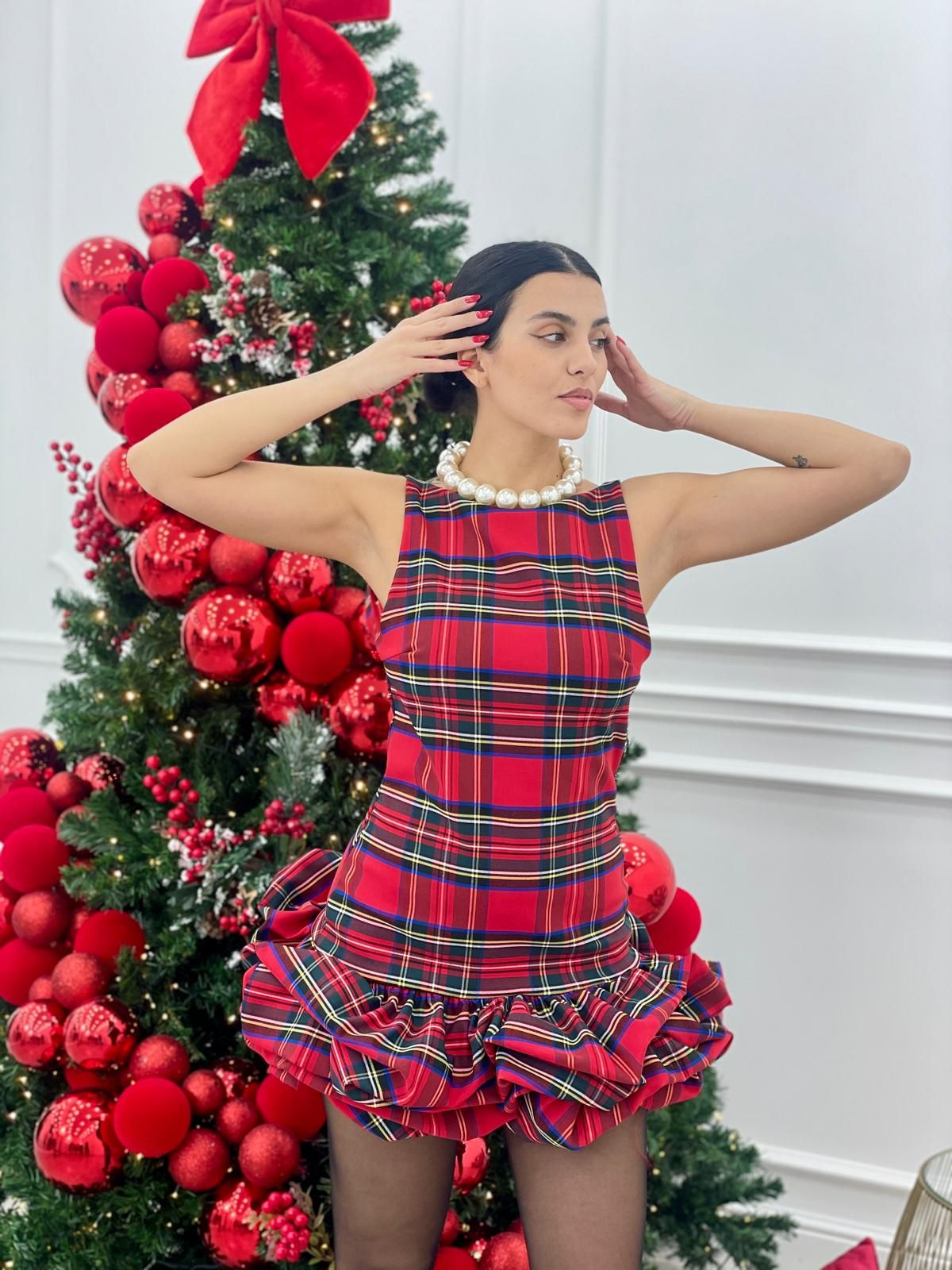 DRESS BAMBOLINA TARTAN AUTUMN COLLECTION