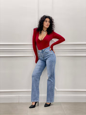 JEANS PALAZZO  CON STRASS AUTUMN COLLECTION