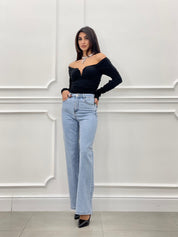 JEANS CON BRILLANTINI AUTUMN COLLECTION