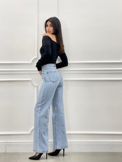 JEANS CON BRILLANTINI AUTUMN COLLECTION