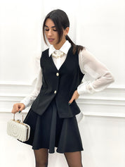 SET CAMICIA,GILET E GONNA AUTUMN COLLECTION