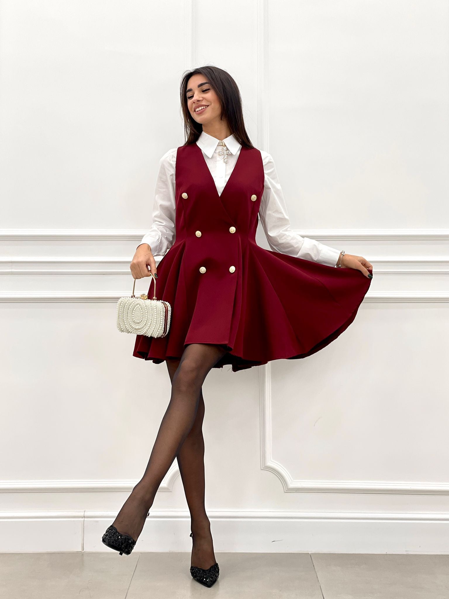 SET CAMICIA CON VESTITO AUTUMN COLLECTION – Josephine Moda