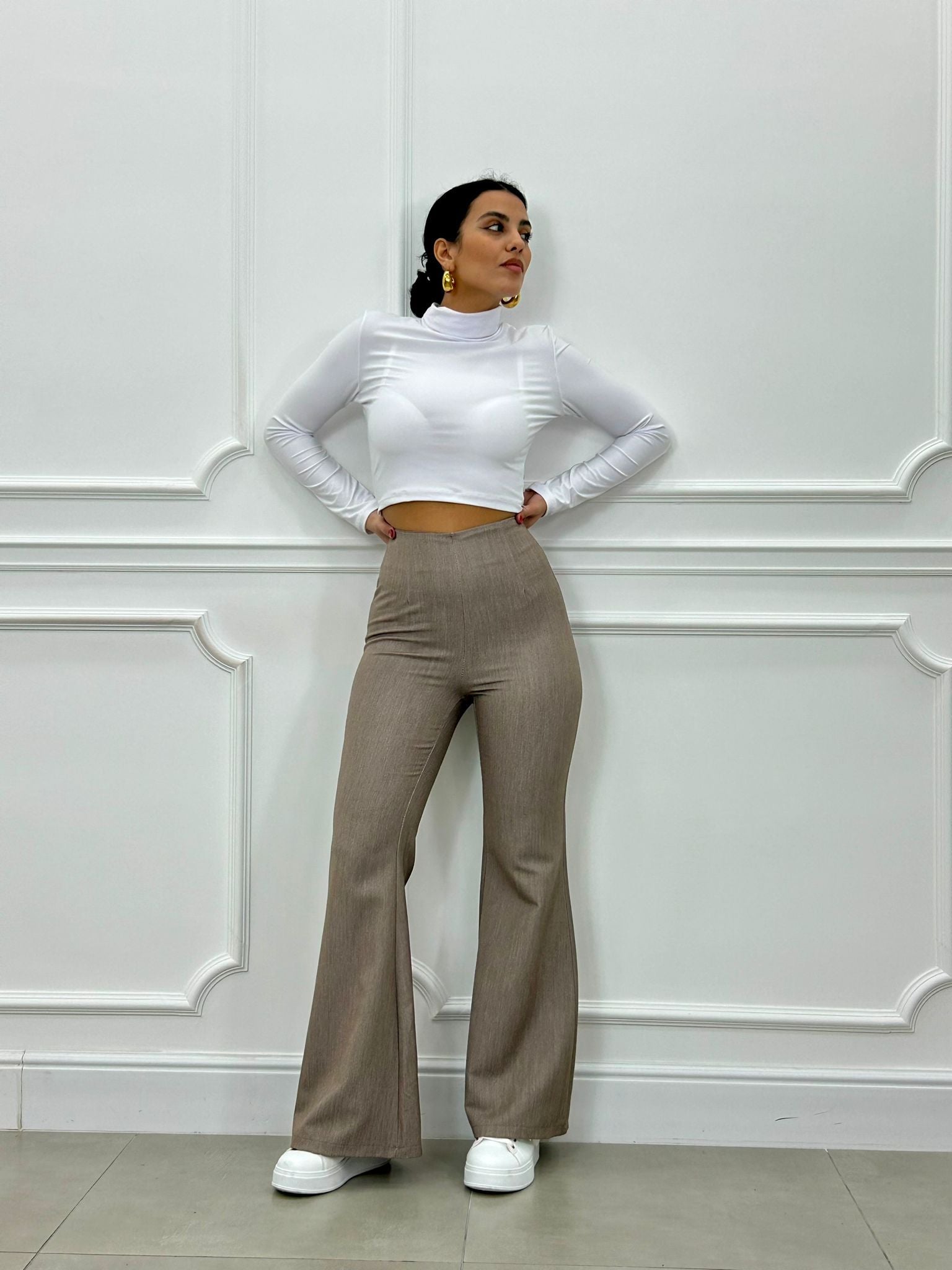 PANTALONE ZAMPA VITA ALTA AUTUMN COLLECTION