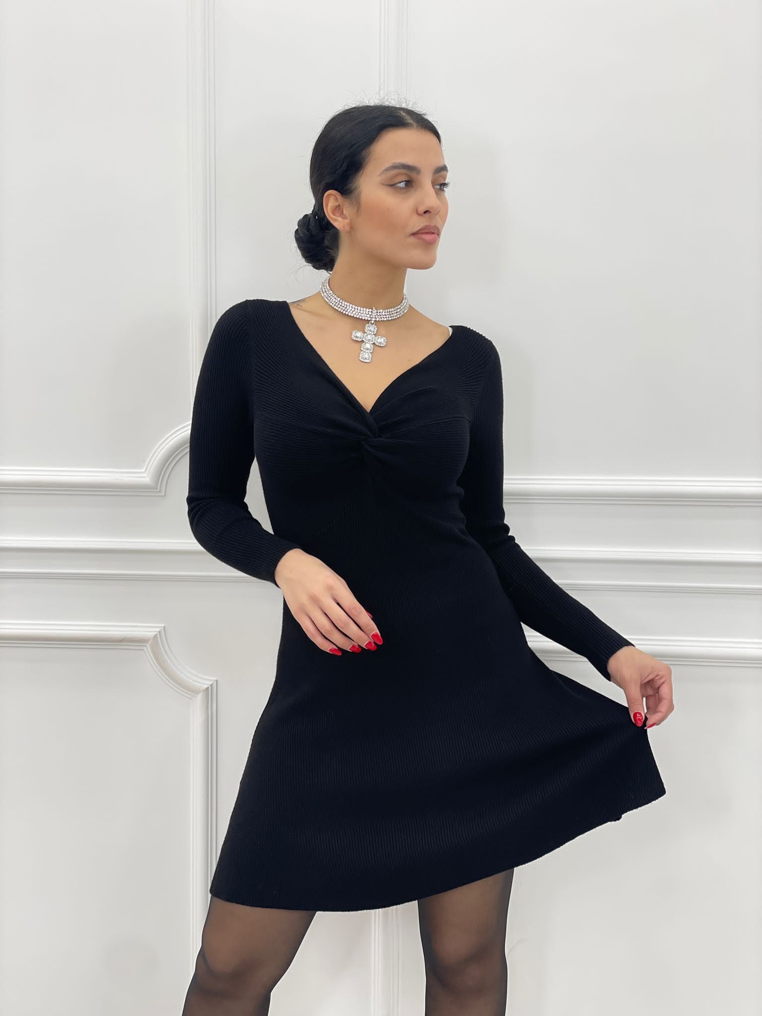 DRESS COSTINA CON NODO AUTUMN COLLECTION