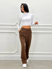 PANTALONE PINCES CON TASCHE AUTUMN COLLECTION