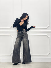 JEANS  SFUAMATO CON STRASS NEW SS 25