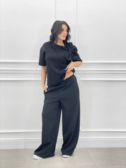 SET PANTALONE E MAGLIA CON FIOCCO NEW SS 25