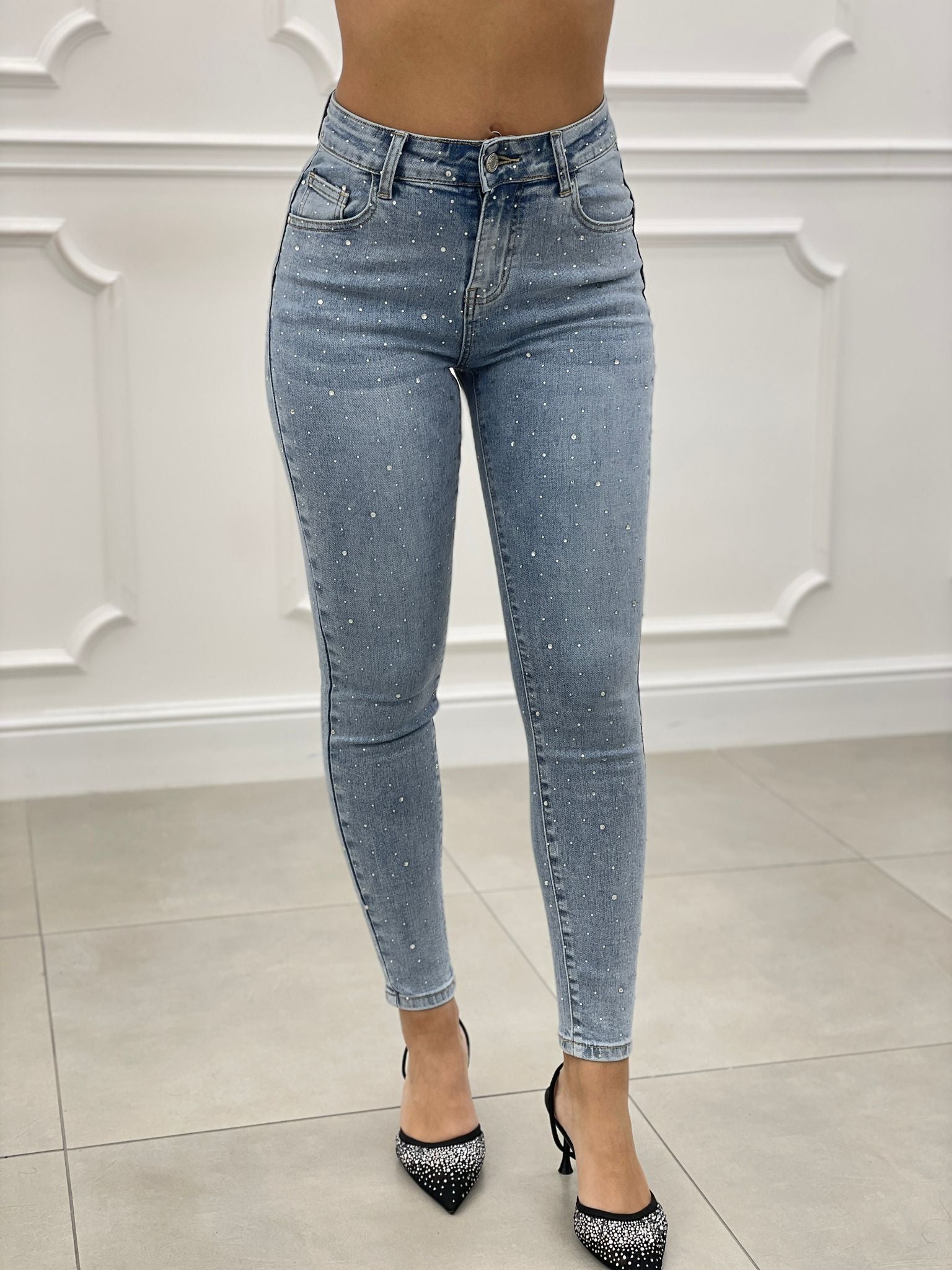 JEANS SHINE STRAIGHT LEG NEW SS25