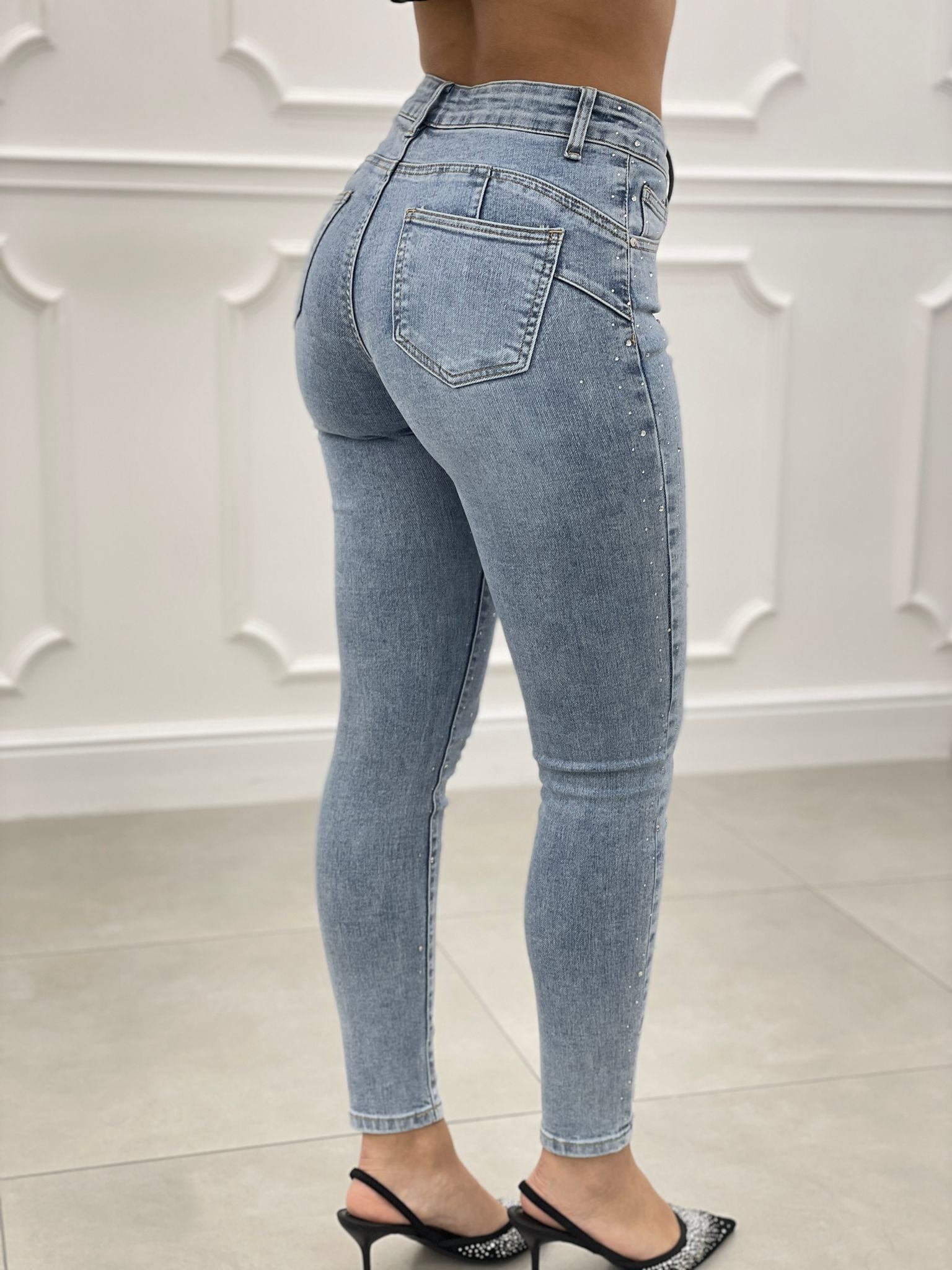 JEANS SHINE STRAIGHT LEG NEW SS25