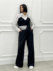 COORDINATO CAMICIA CROP E PANTALONE NEW SS25