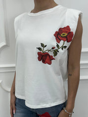 T-SHIRT ROSE NEW PE/26