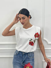 T-SHIRT ROSE NEW PE/26