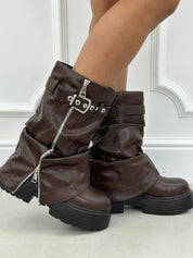 STIVALETTO ZIP E BUCKLE NEW AI26