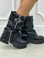 STIVALETTO ZIP E BUCKLE NEW AI26