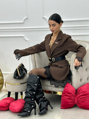 LACE BLAZER DRESS NEW AI26