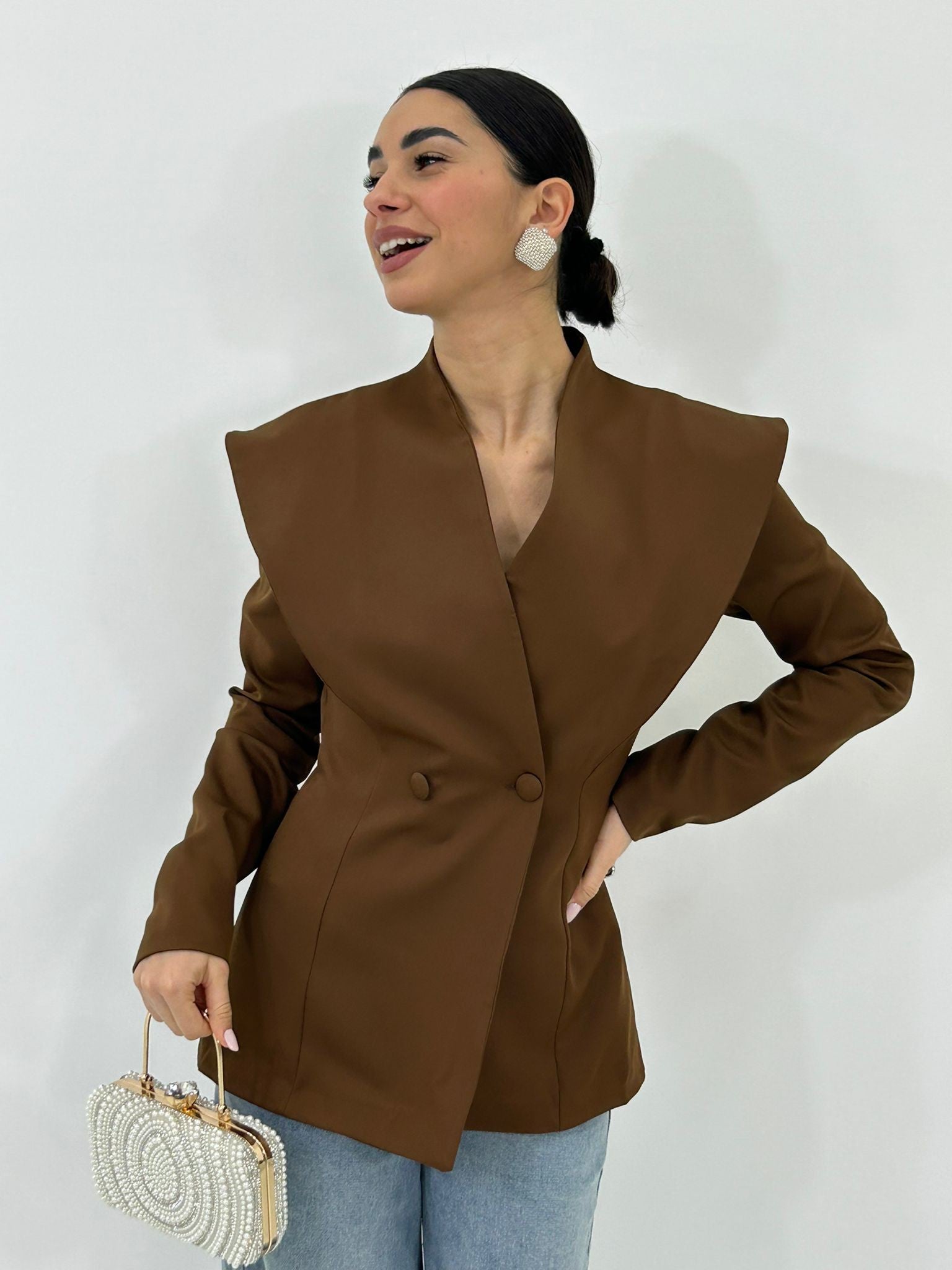 BLAZER CUT-OUT ELEGANCE NEW P/E26