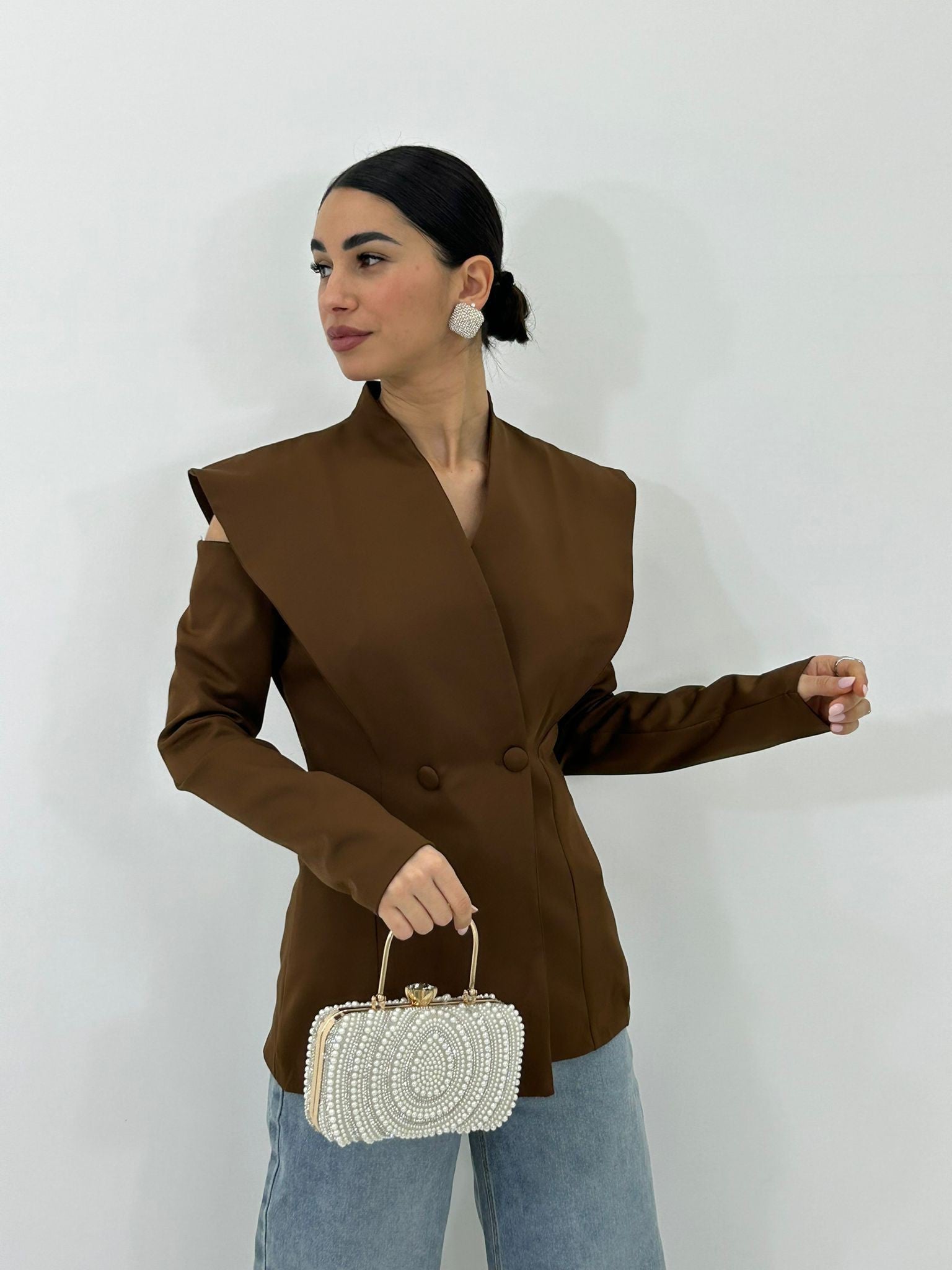 BLAZER CUT-OUT ELEGANCE NEW P/E26