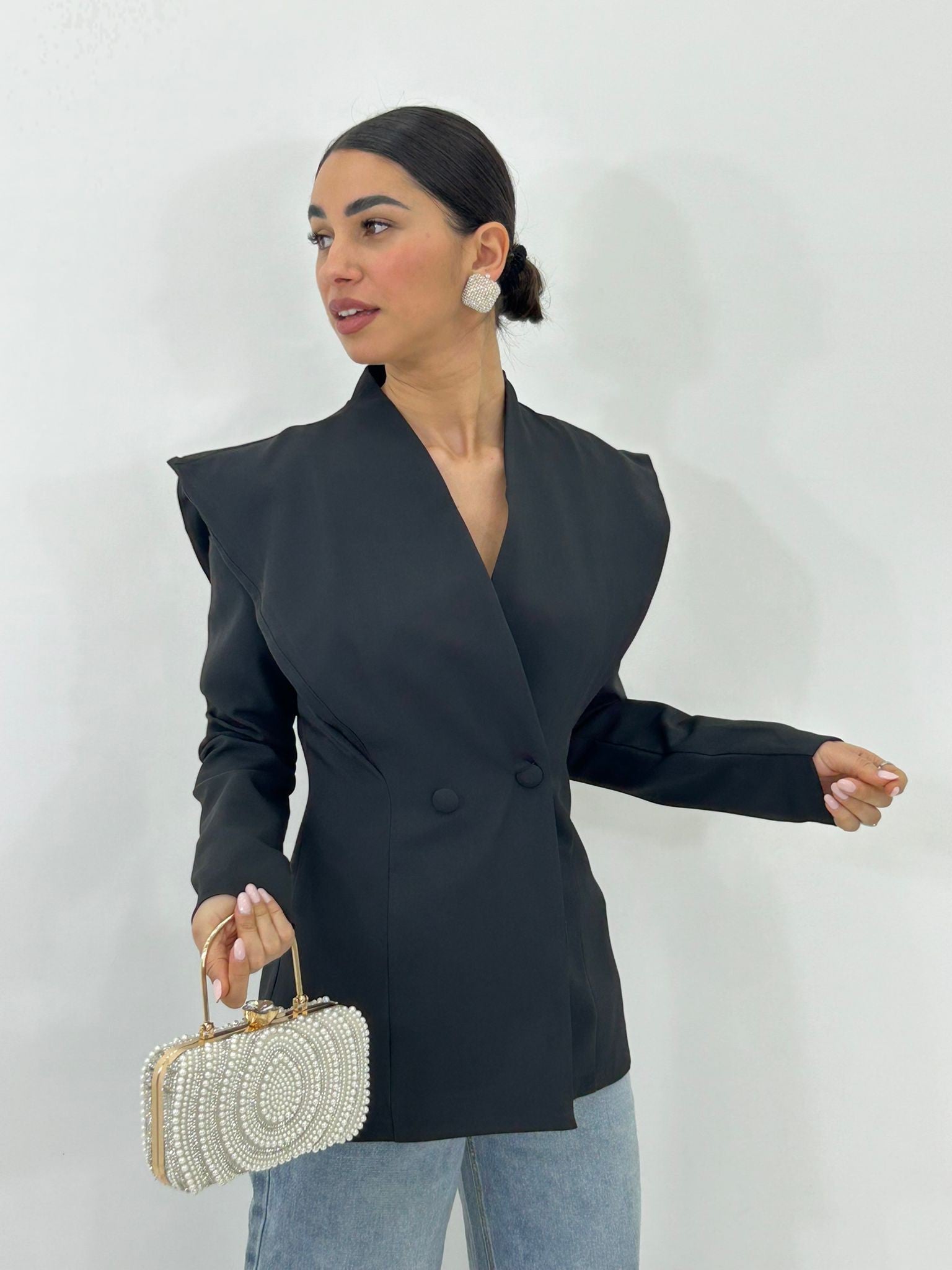 BLAZER CUT-OUT ELEGANCE NEW P/E26