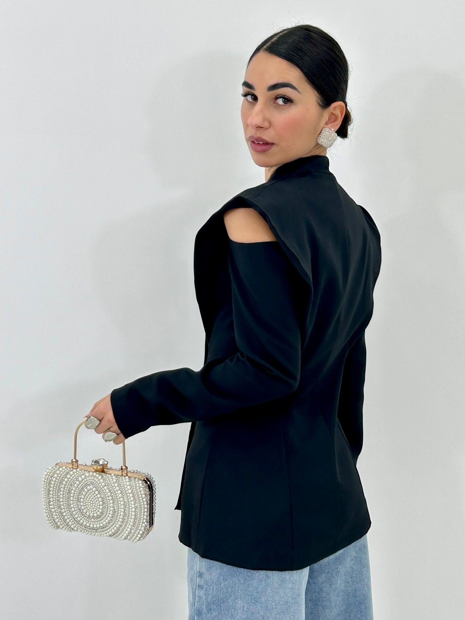 BLAZER CUT-OUT ELEGANCE NEW P/E26