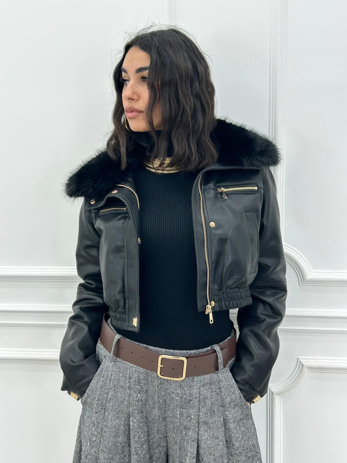 GIUBBINO CROP GLAM NEW AI26